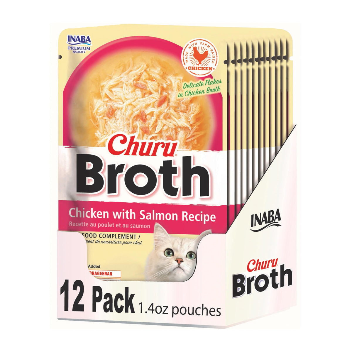 INABA Churu bouillon chat poche au thon: complément appétissant et hydratant.