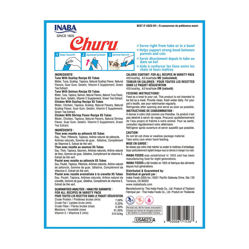 INABA Churu : chat heureux et bien hydraté grâce à l'humidité élevée.