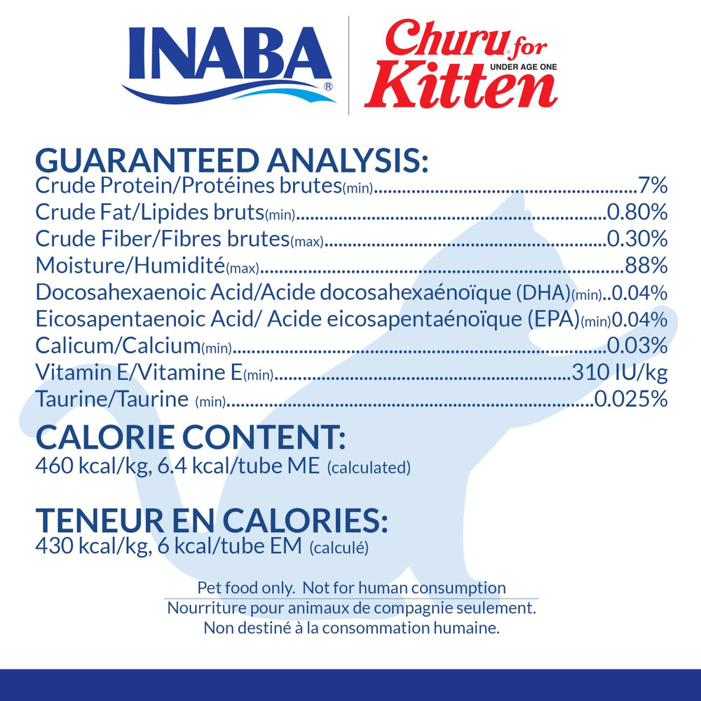 INABA Churu Chaton sans céréales, friandise saine et hydratante