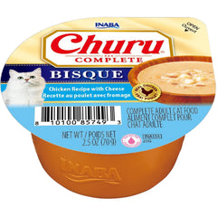 INABA Churu Complete Bisque gobelet pratique pour le contrôle des portions et le service rapide.