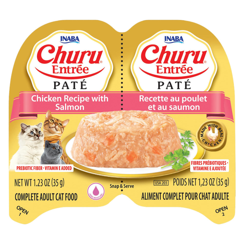 INABA Churu Entrée Pâté — cups doubles faciles à ouvrir et à servir
