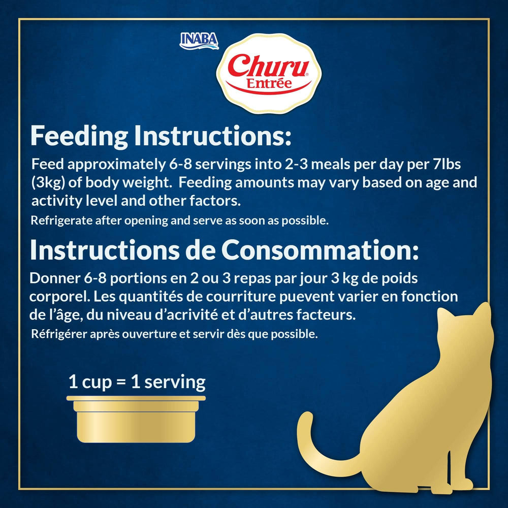 INABA Churu Entrée Pâté — hydratation grâce à 84% d'humidité dans le pâté