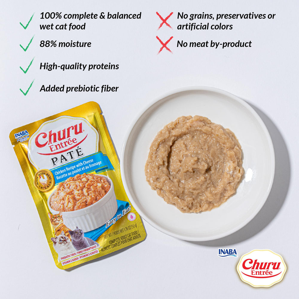 Sachet Churu Entrée Pâté au poulet pour portions faciles