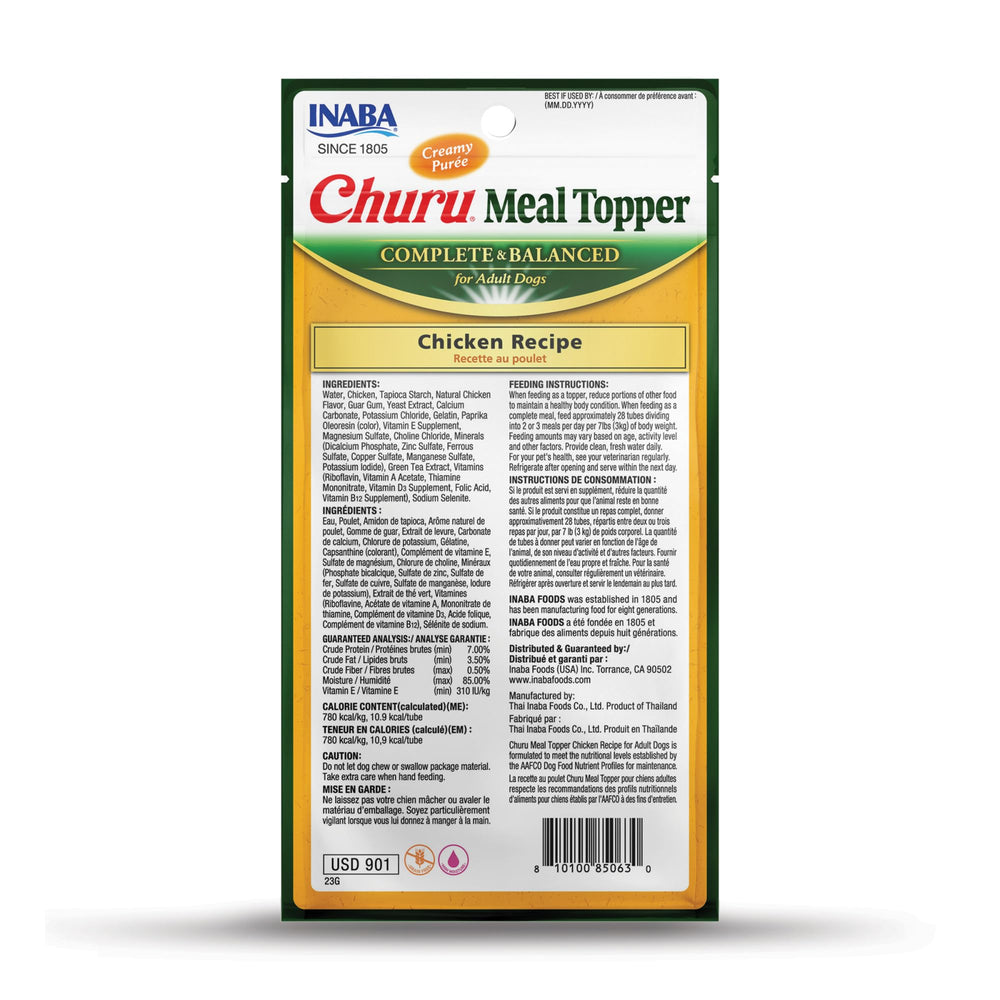 Format pratique INABA Churu 0,5 oz prêt à servir