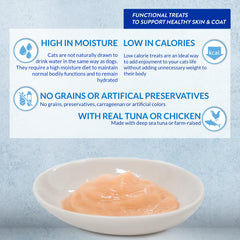 INABA Churu: huile omega-3 pour peau saine et pelage brillant.