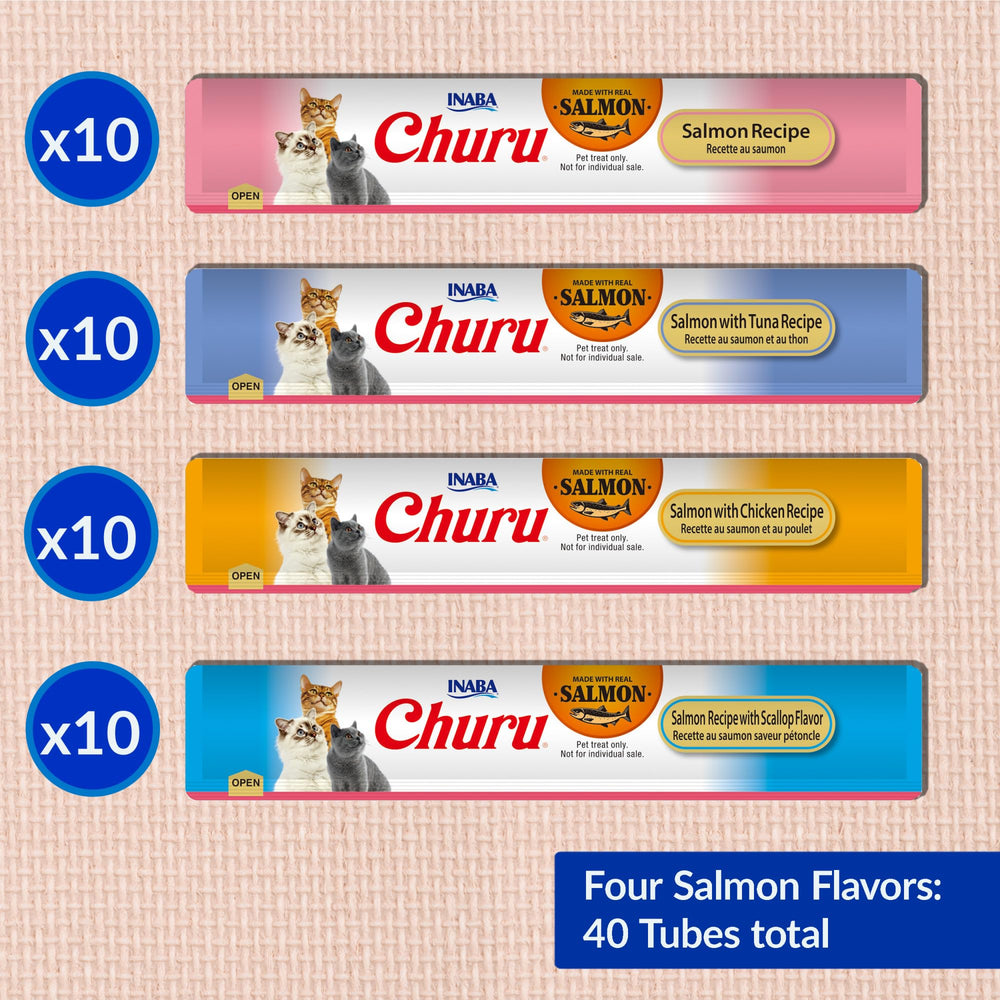 INABA Churu hydratation élevée saumon — aide à l'hydratation sans calories.