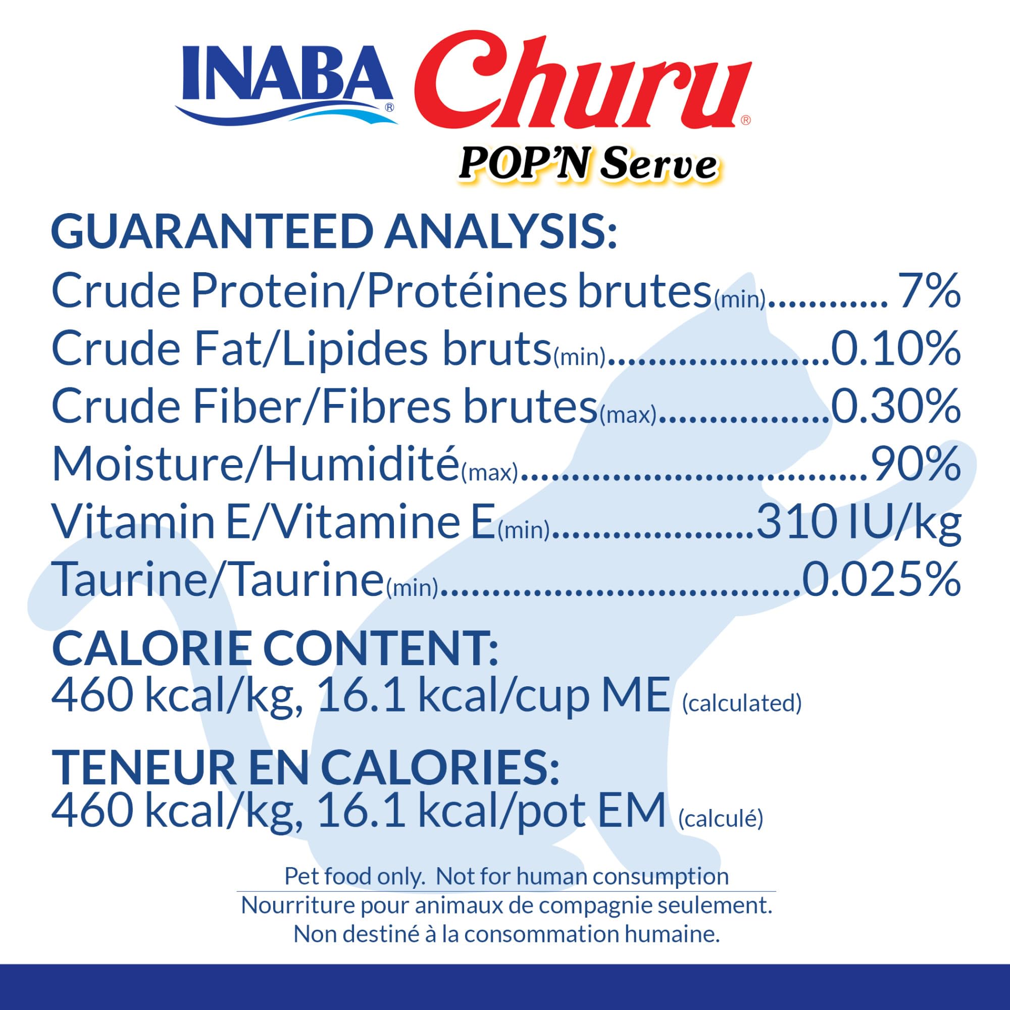 INABA Churu Pop'N Serve gelée chat thon et bonito, morceaux savoureux.