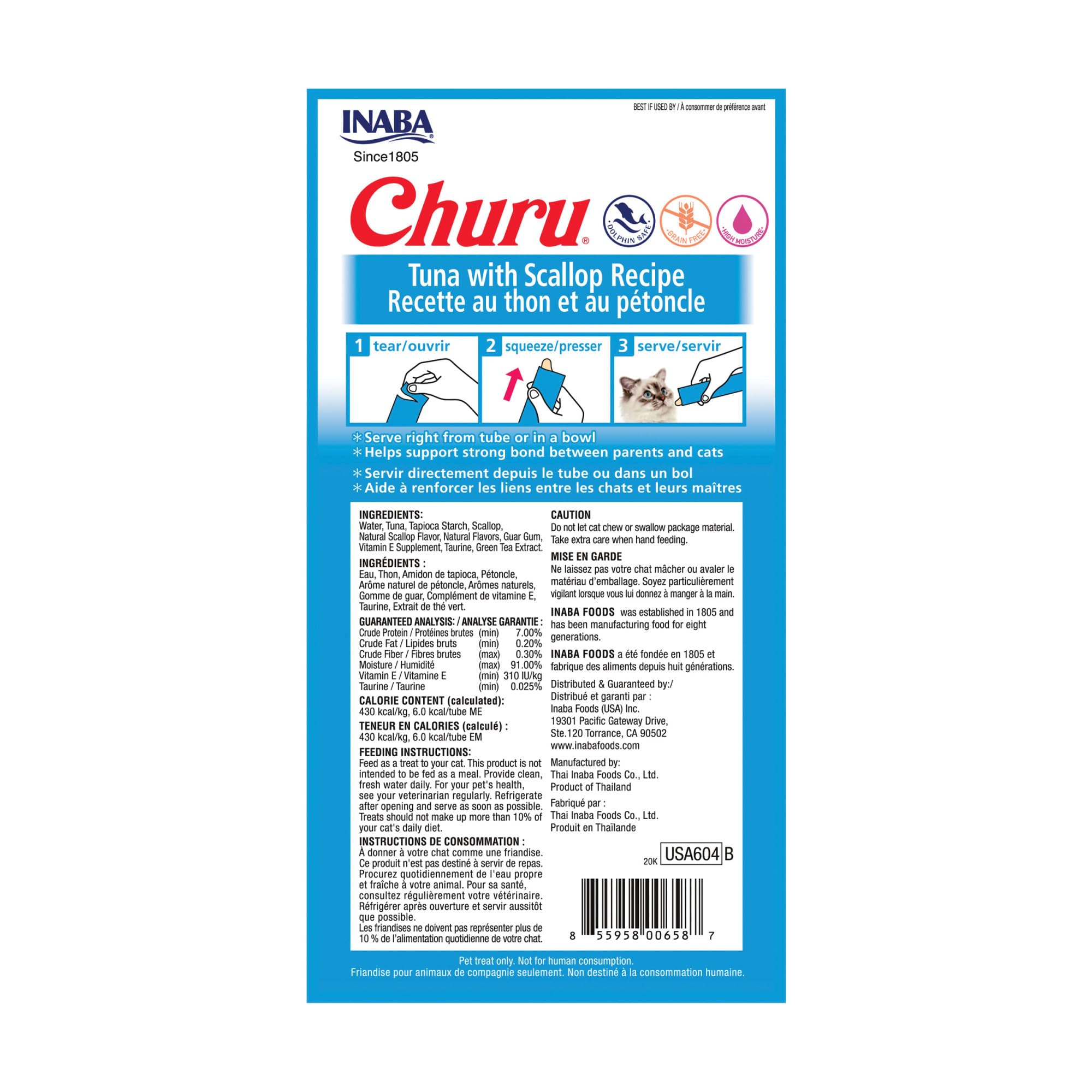 INABA Churu pour chat-thon-tube format pratique