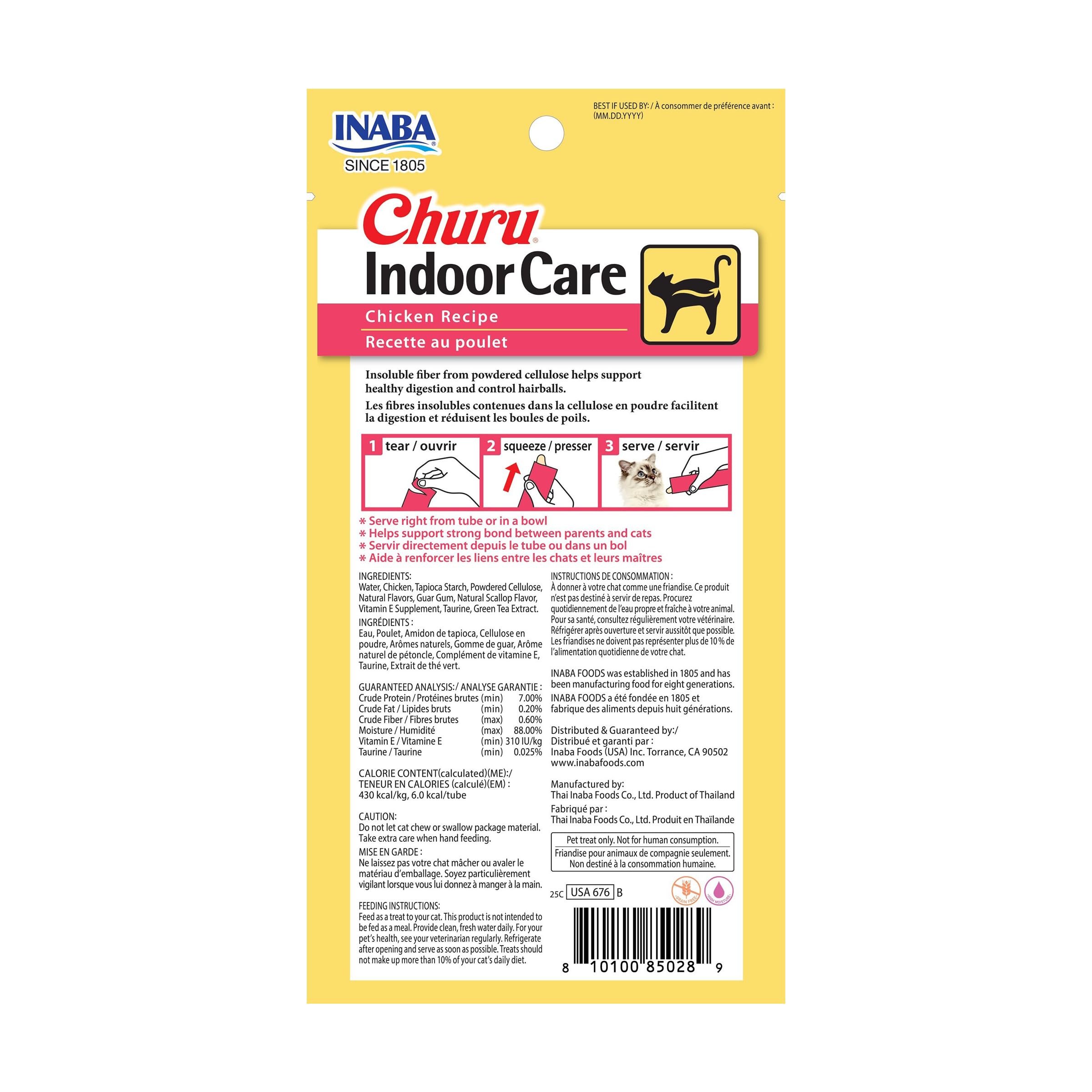 INABA Churu purée humide à 88 % d’humidité pour chat
