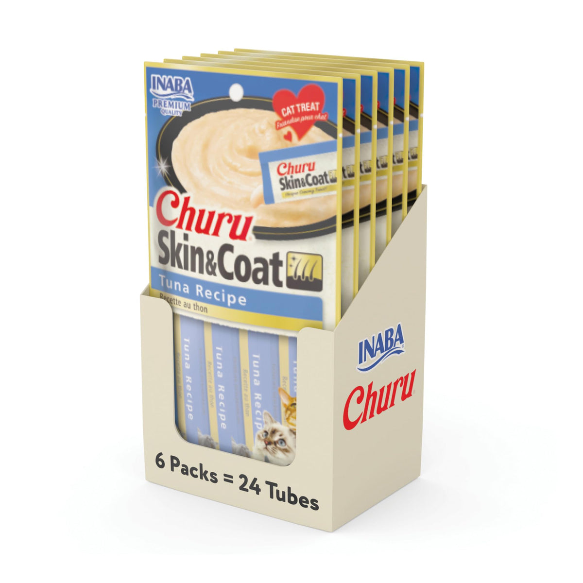 INABA Churu Purée Thon tube ouvert – plaisir facile et hydratant
