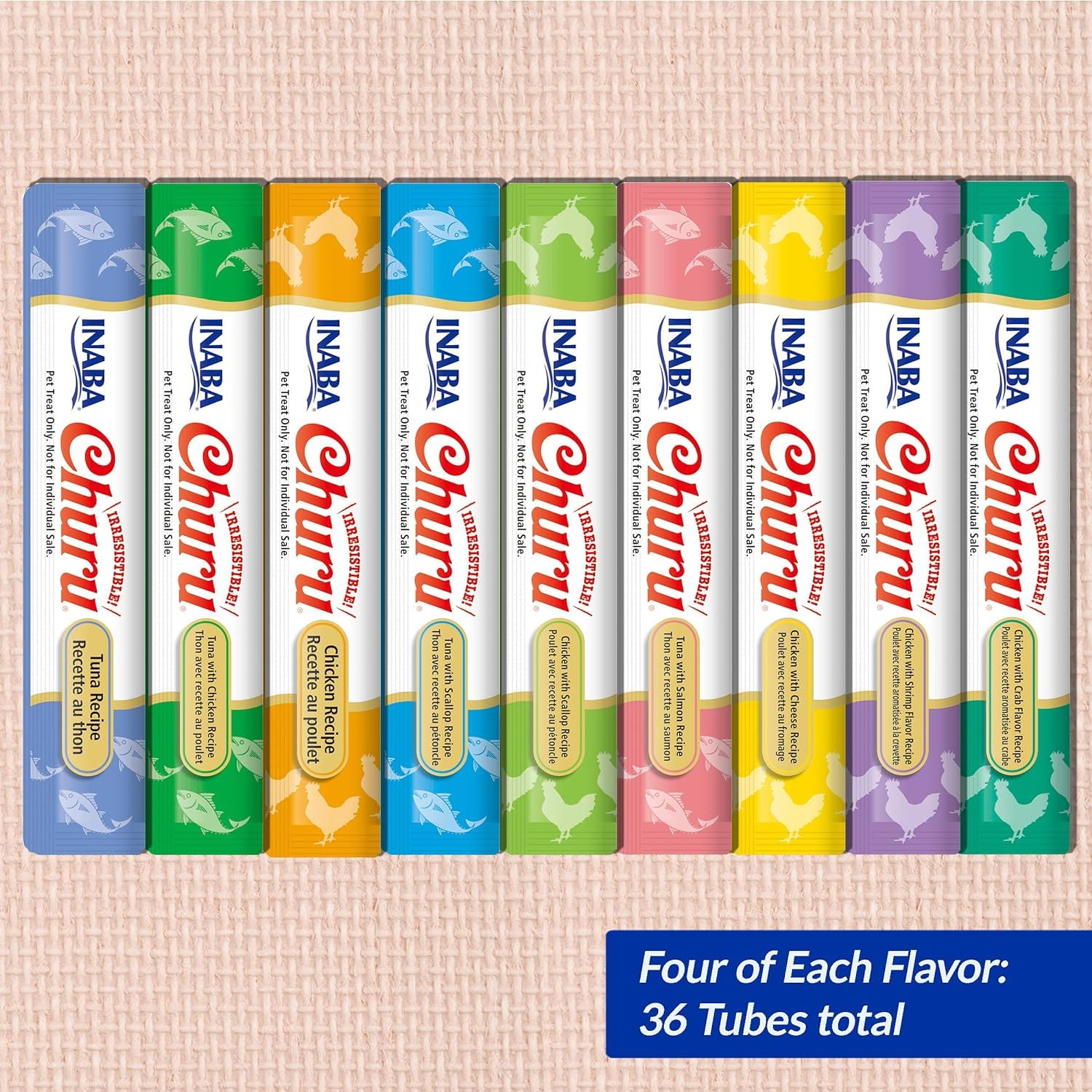 INABA Churu: Purée chat de 14 g, format pratique.