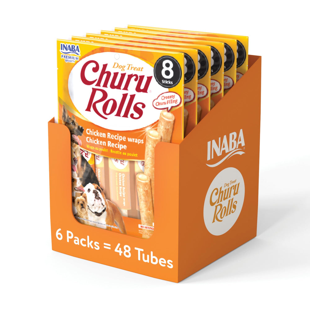 INABA Churu Rolls emballage principal prêt à emporter.