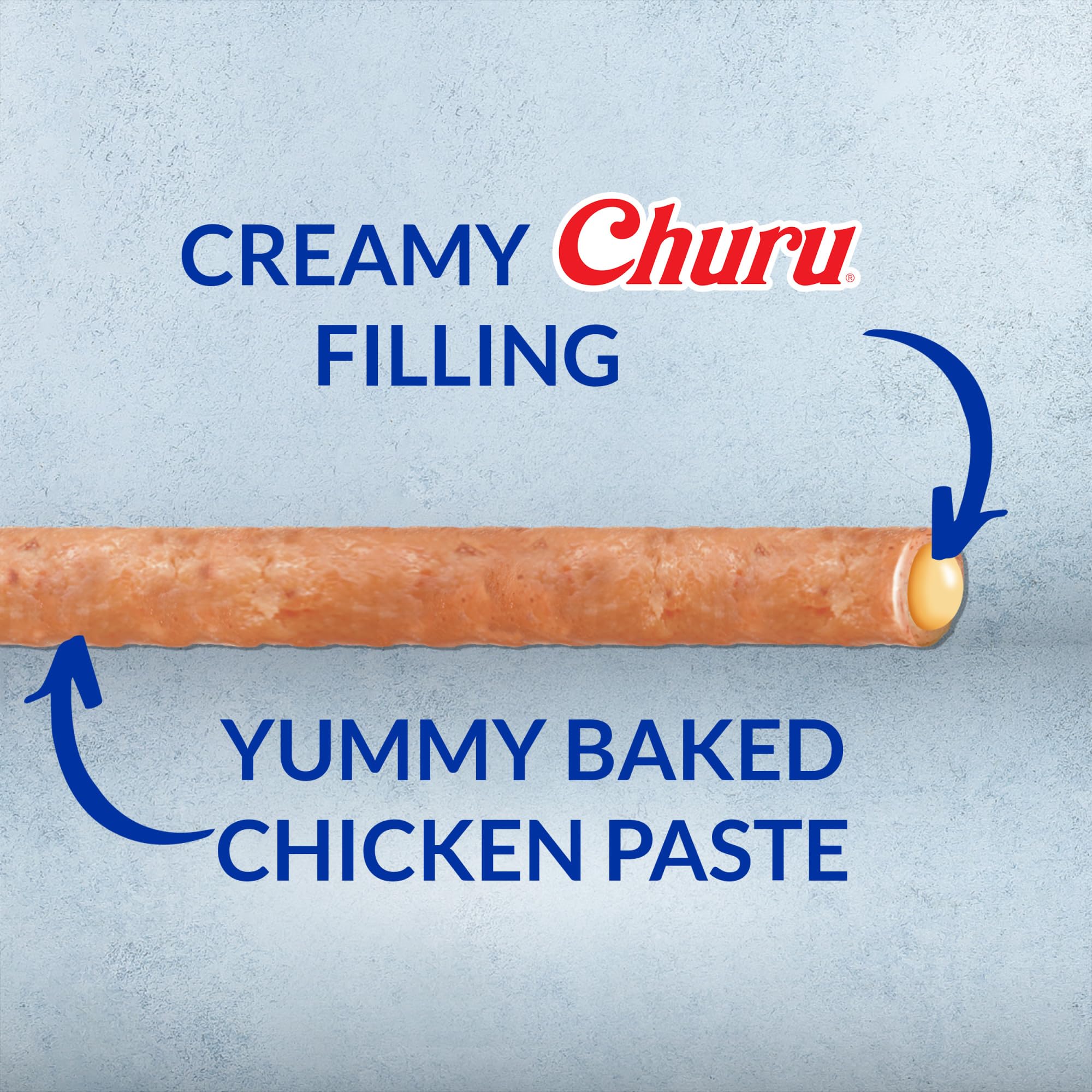 INABA Churu Rolls tubes crèmeux et cœur Churu.