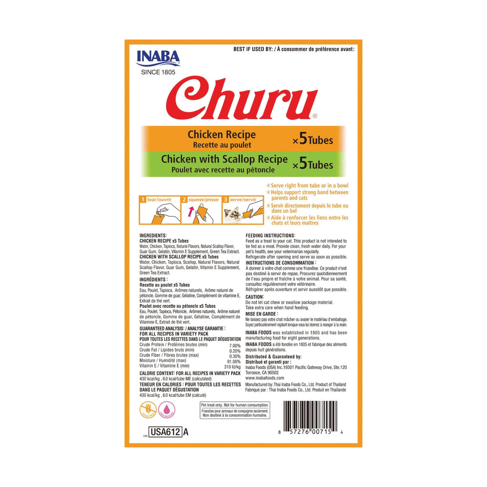 INABA Churu, l une des 19 saveurs pour chats