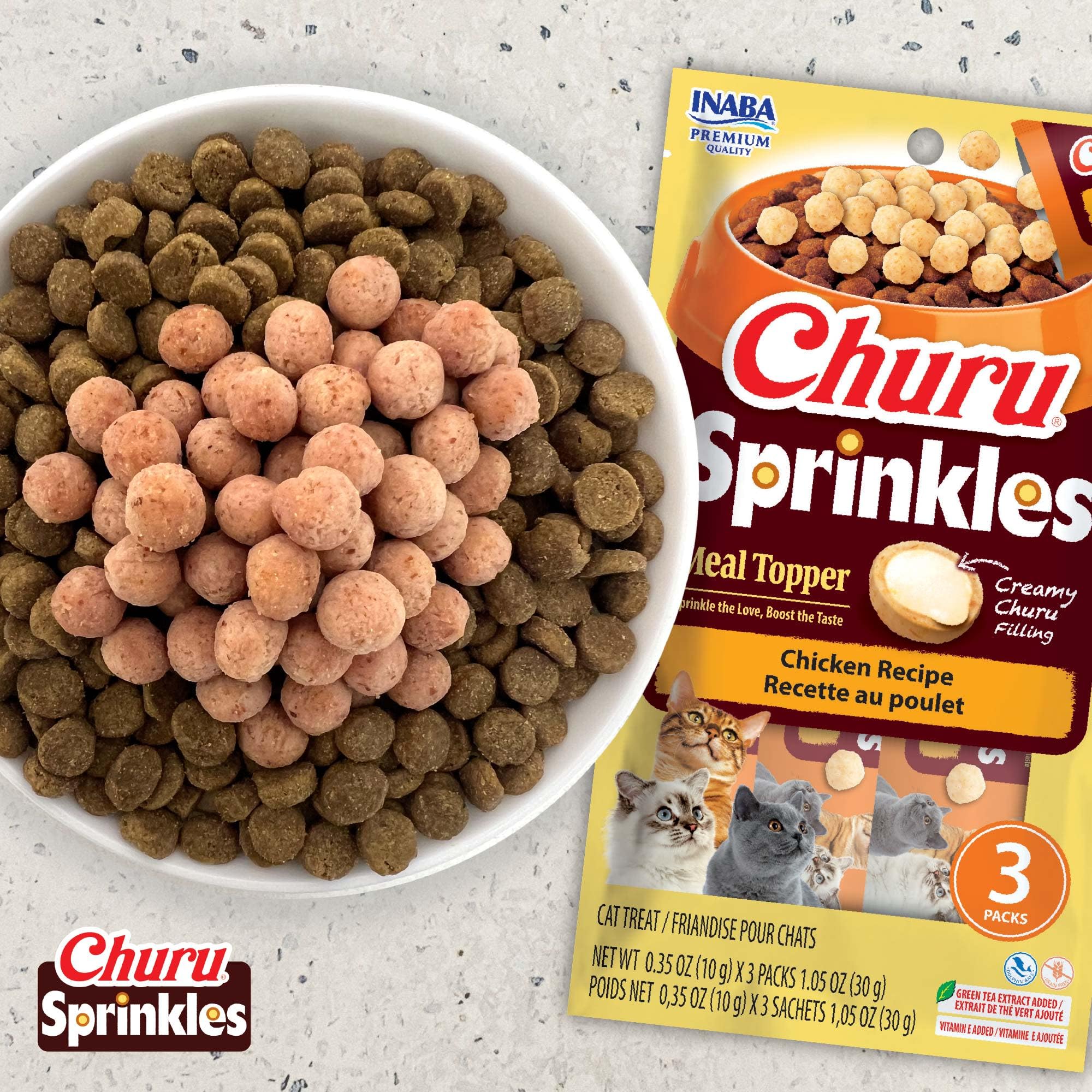 Morceaux tendres des Sprinkles INABA pour hydratation et appétit.