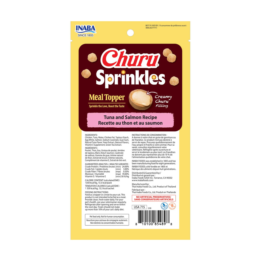 INABA Churu Sprinkles parfait comme topping repas ou récompense rapide.