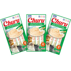 INABA Churu Thon-Poulet : tube crème onctueuse, friandise hydratante et savoureuse.