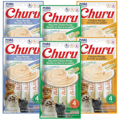 Churu INABA purée crèmeuse au thon, tube prêt à savourer, texture onctueuse.