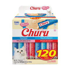 INABA Churu tube crèmeux au thon, friandise hydratante pour chat
