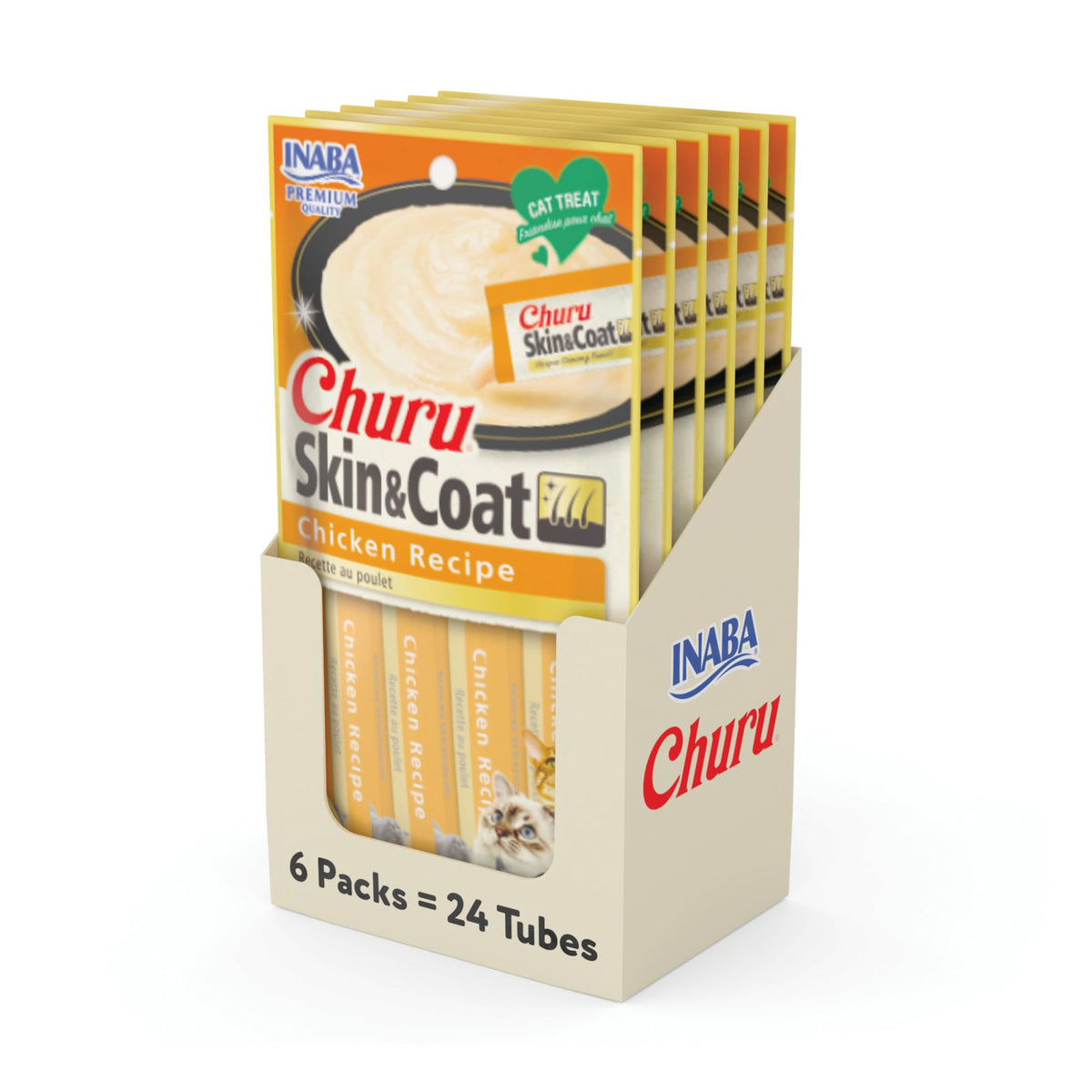 INABA Churu: tubes crèmeux pour chat, hydratation et plaisir.