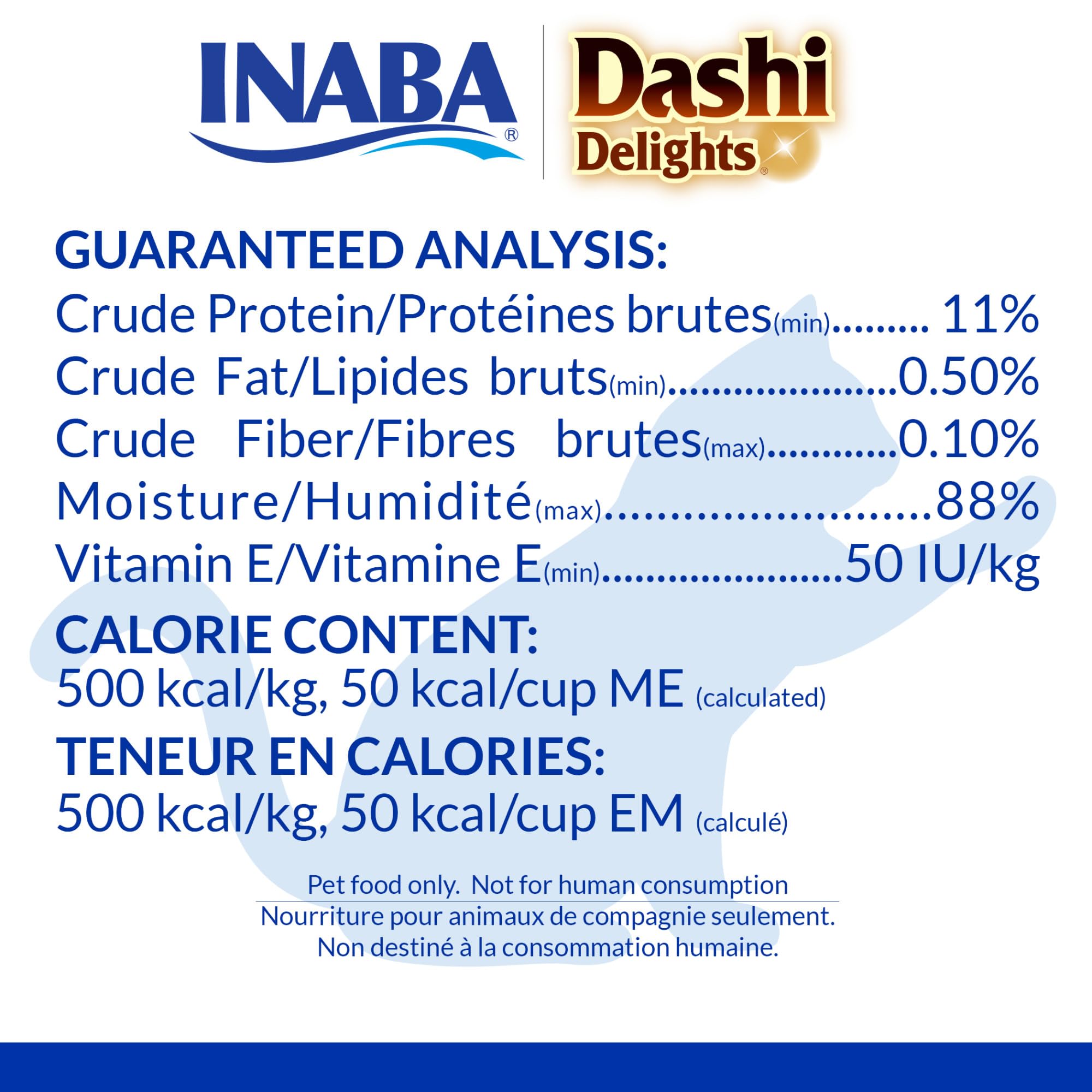 INABA Dashi Delights – hydratation facile lorsque vous servez sur les croquettes.