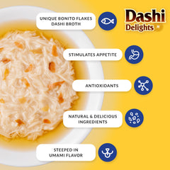 INABA Dashi Delights ingrédients poulet et coquilles Saint-Jacques pour un plat appétissant.