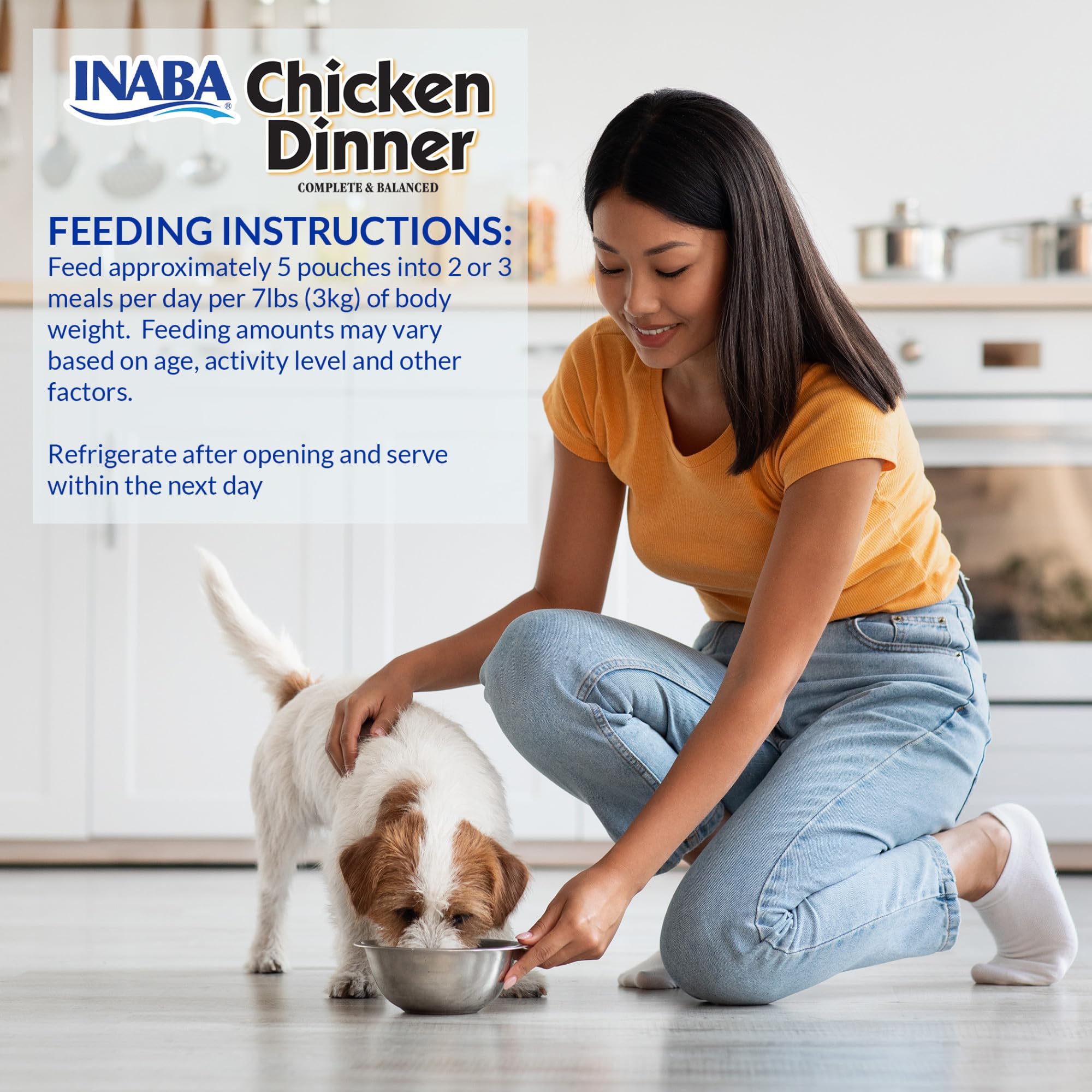 INABA Dîner saveurs variées, idéal pour chiens de tous âges.