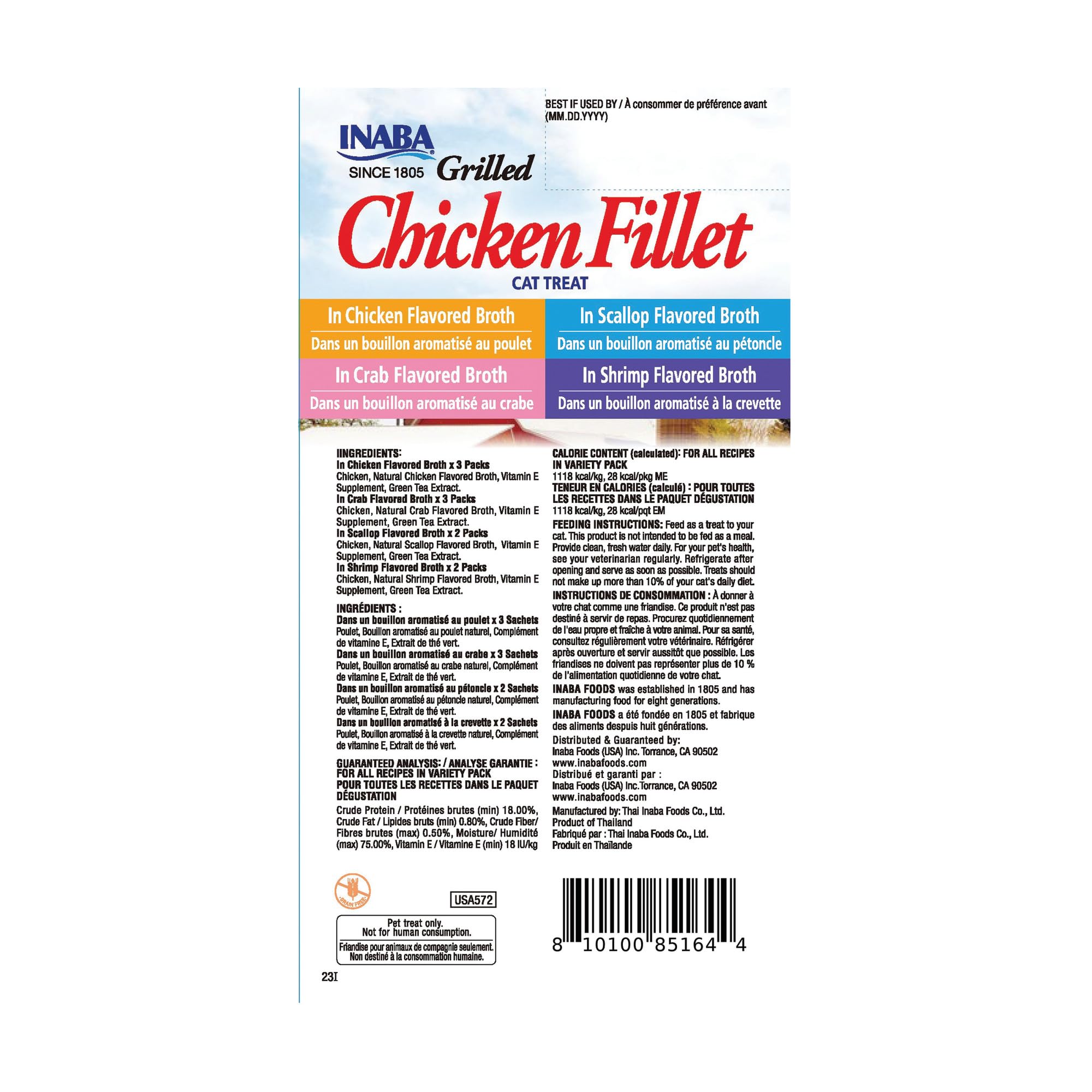 INABA variété de 10 sachets, parfait pour varier les repas