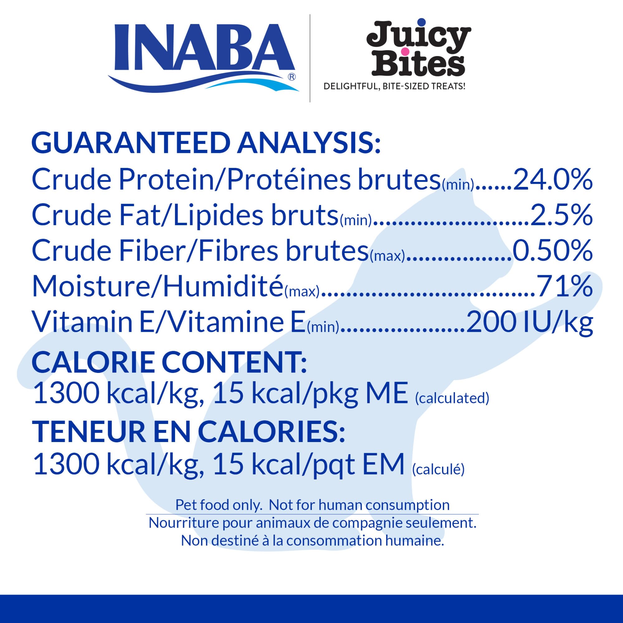 Variété Poisson et Palourdes INABA Juicy Bites, duos savoureux.