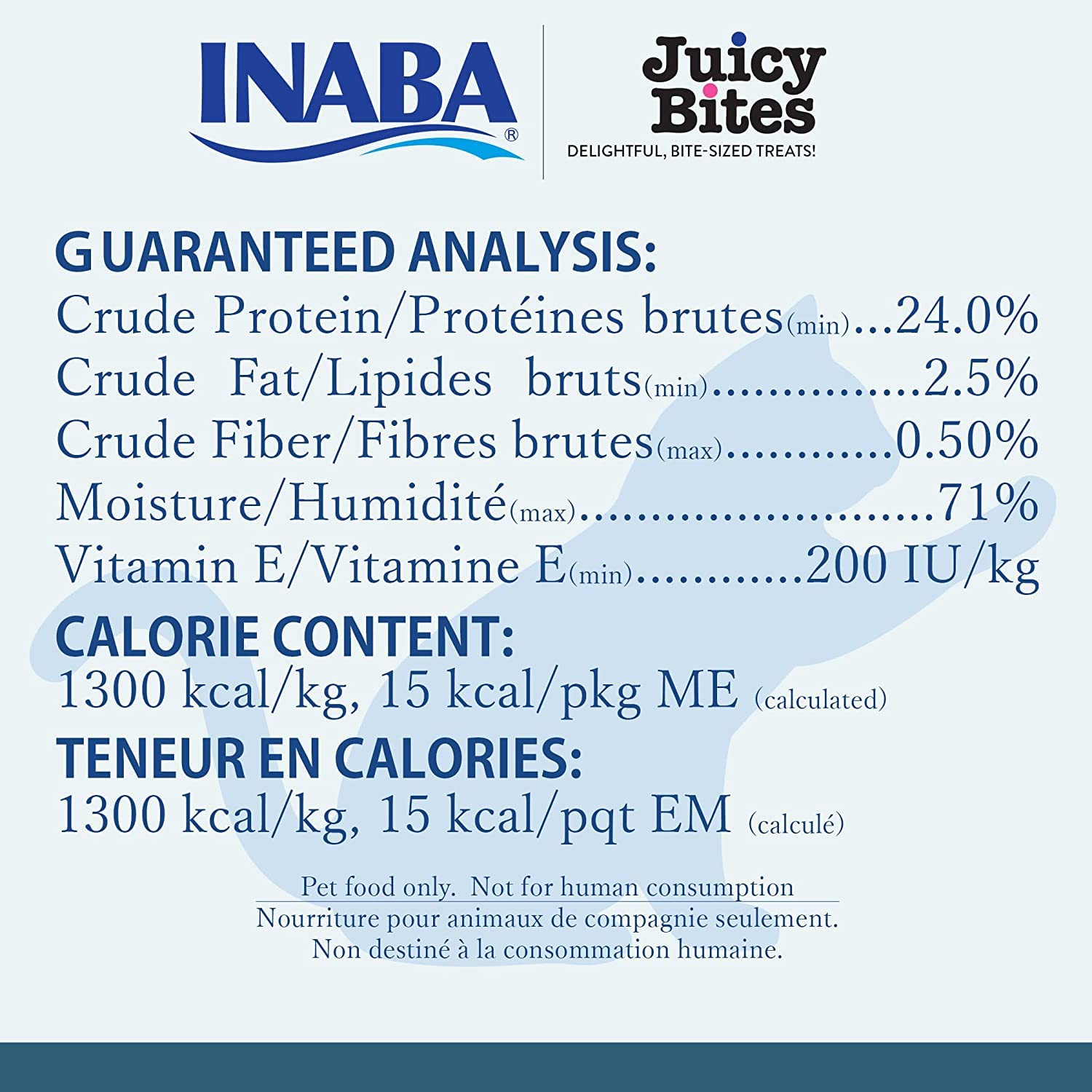 Sans céréales INABA Juicy Bites, friandises plus saines.