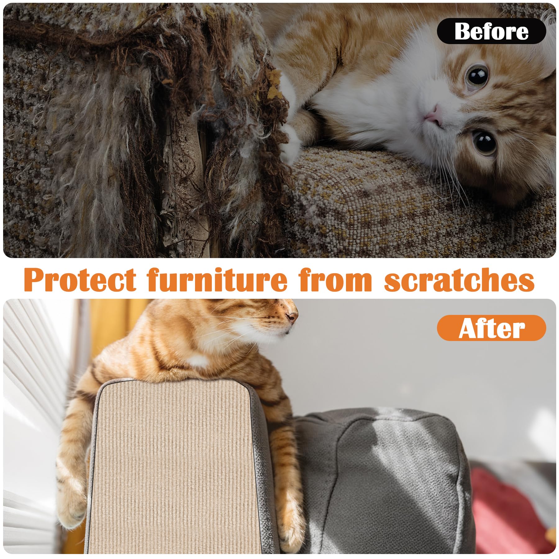 Inchoco tapis-grattage chat installation simple – fixations solides et réutilisables.