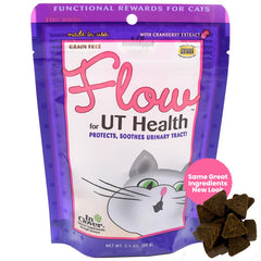 In Clover Flow, bouteille montrée, soutien potentiel à la santé urinaire du chat, pratique.