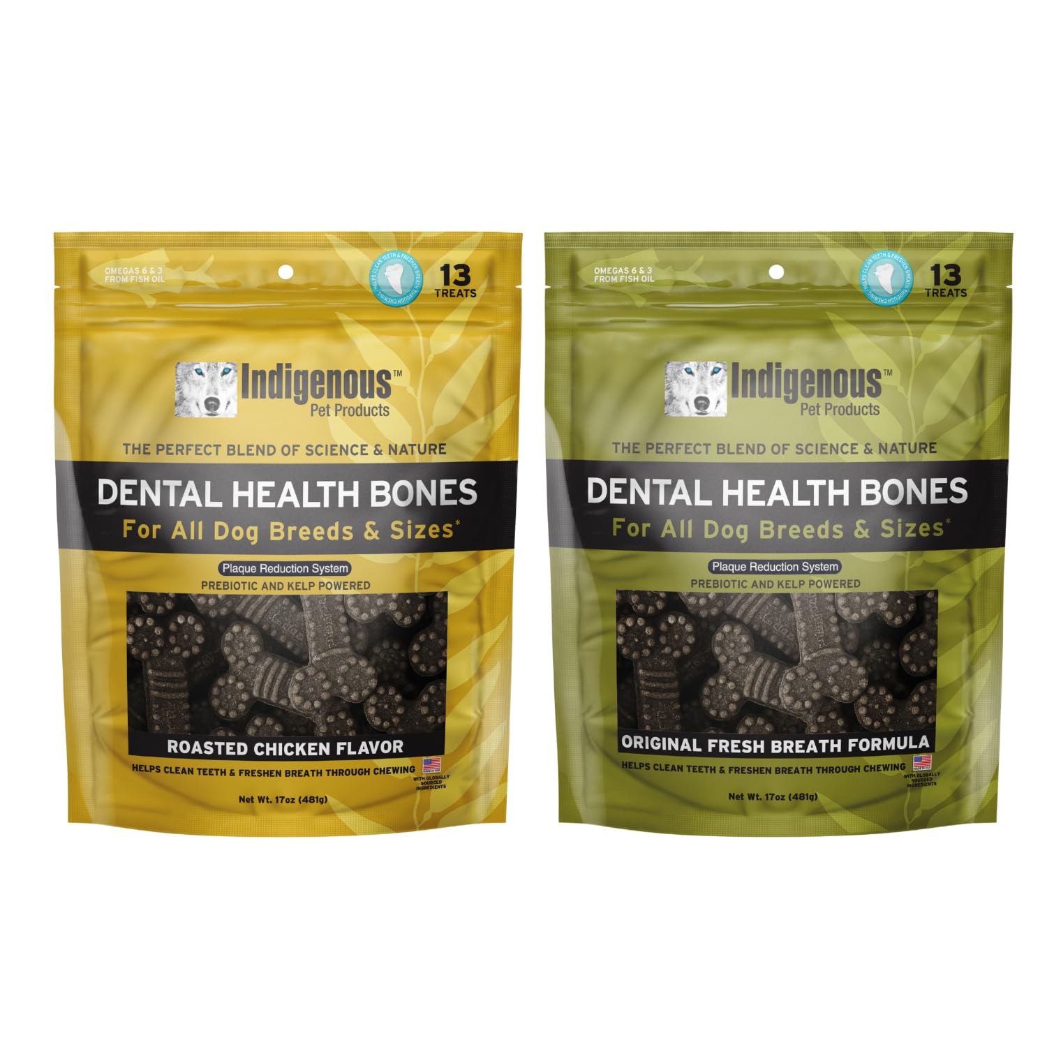 Indigenous Dental Health Bones poulet pack : haleine potentiellement plus fraîche.