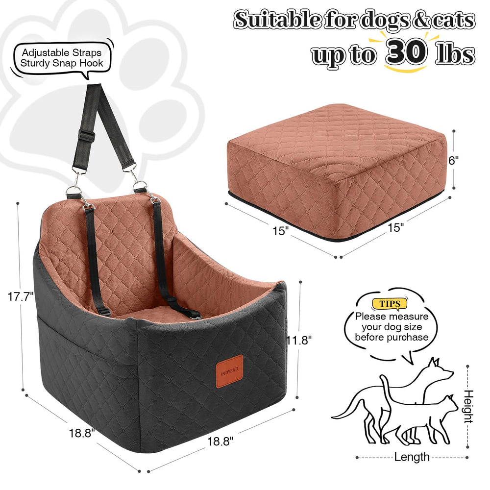 INDYBUD surface pelucheuse douce favorise le repos lors des trajets.