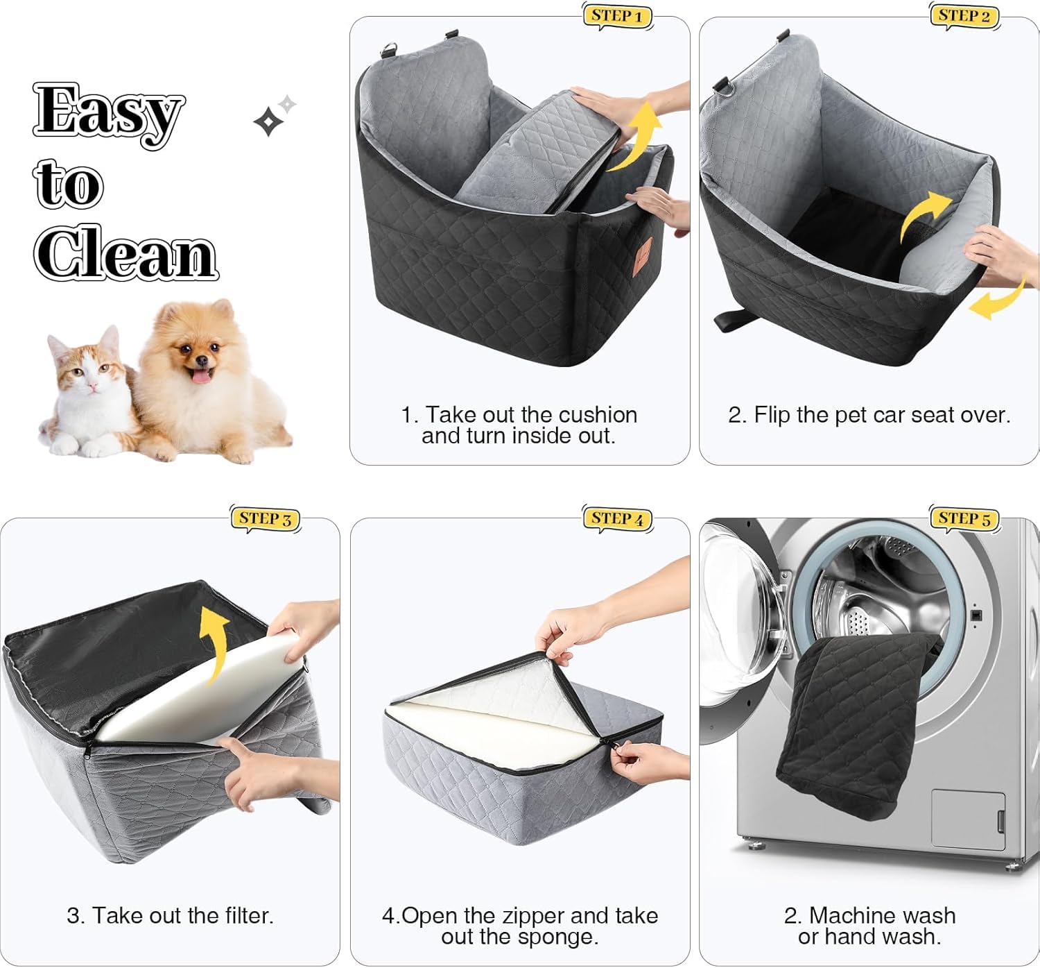 INDYBUD poches de rangement pratiques pour friandises et jouets en voyage.