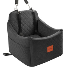 INDYBUD siège-voiture-chien-petit: siège surélevé pour meilleure vue et confort.