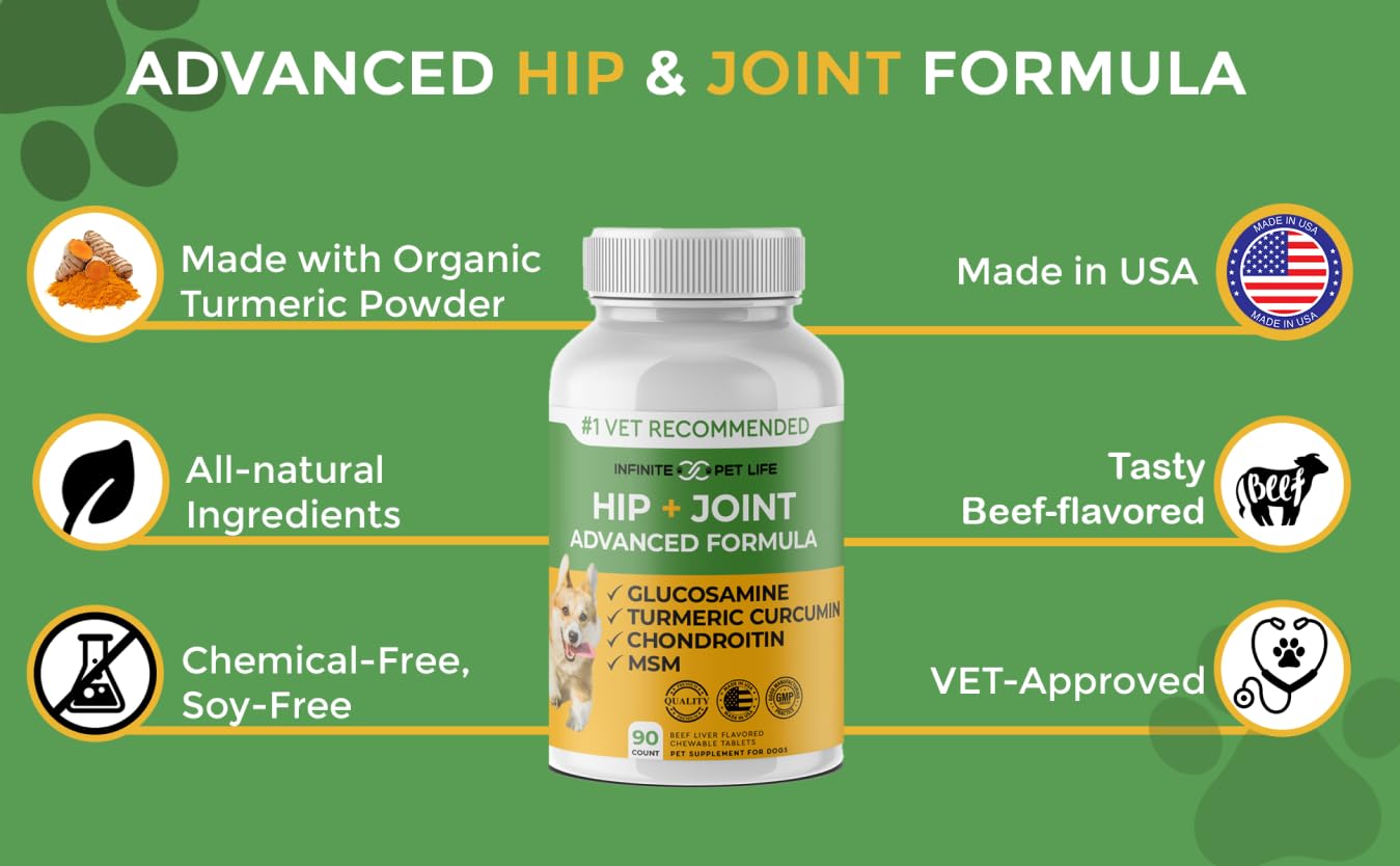 Infinite Pet Supplements – étiquette américaine, sécurité et qualité.