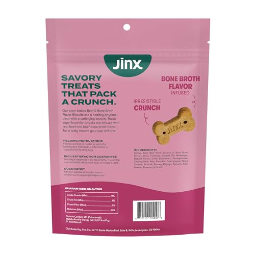 Ingrédients sans additifs artificiels sur l'emballage Jinx.