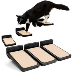 INICIO Cat Wall Steps: marche-pied mural pour chats avec 3 niveaux.