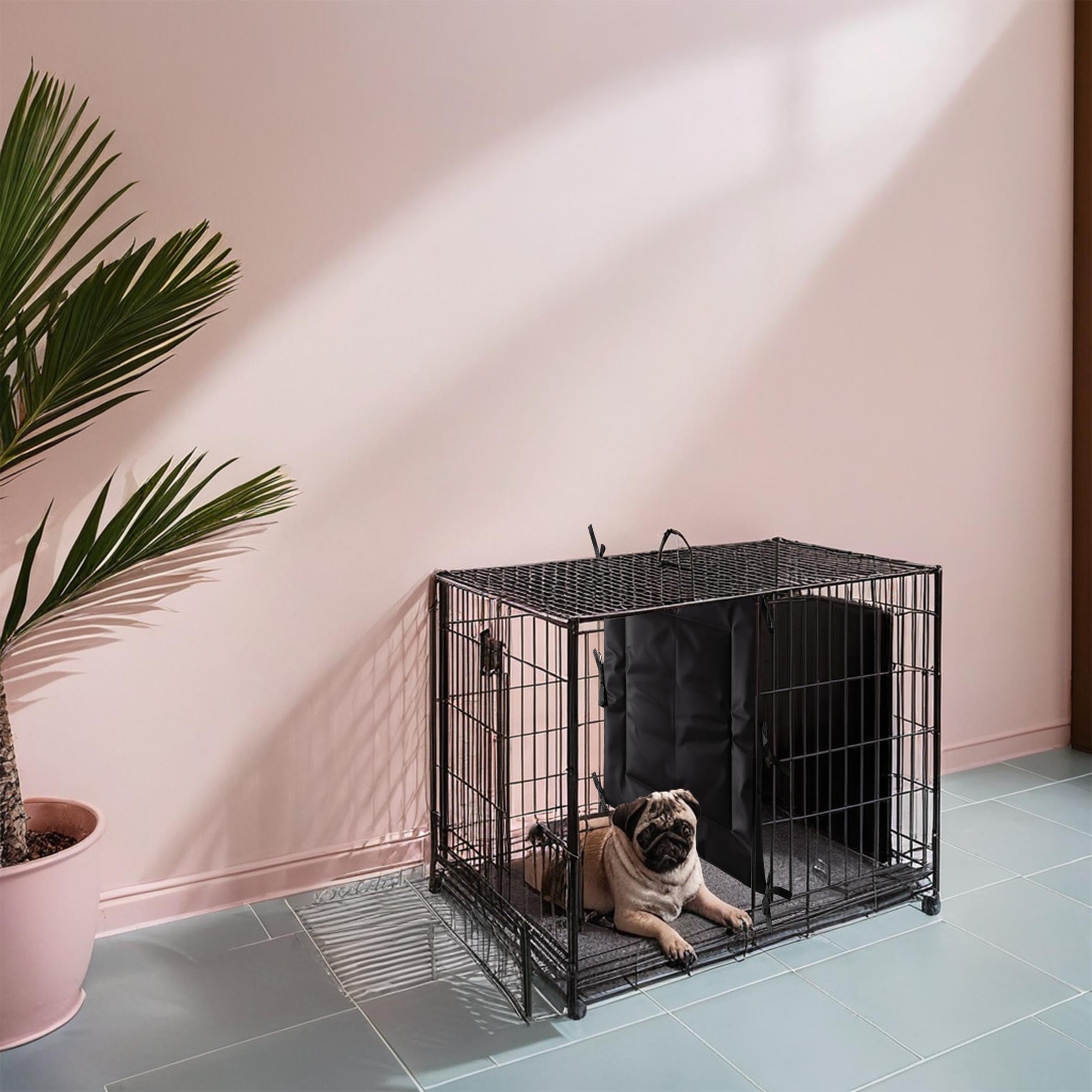 Diviseur INKNOTE noir doux et solide, ajustement facile pour chiot en croissance