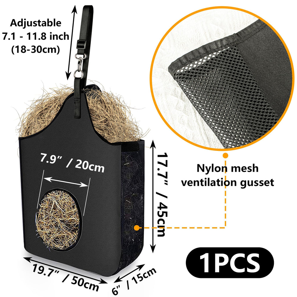 INKNOTE Hay Bag anse reglable pour une installation adaptée