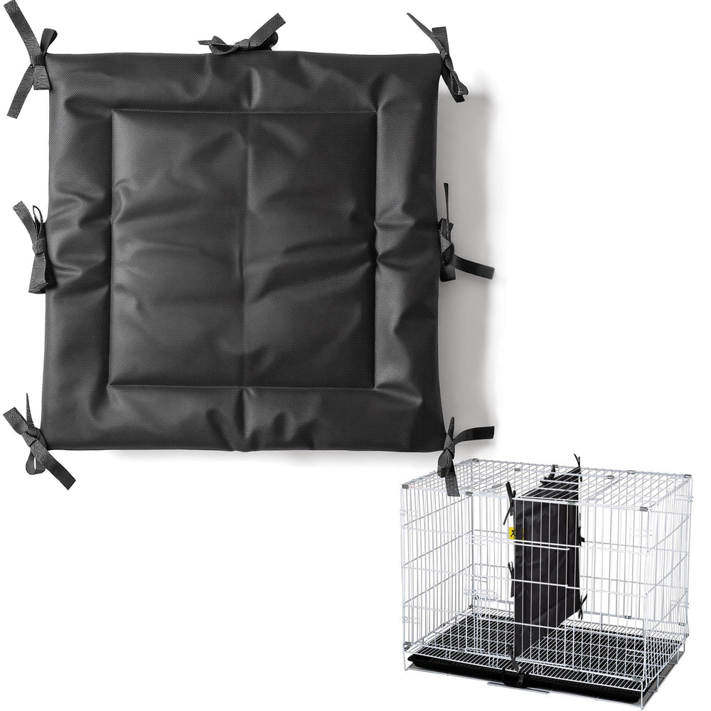 Panneau INKNOTE noir avec liens pour cage de chien, pratique et sûr pour l apprentissage