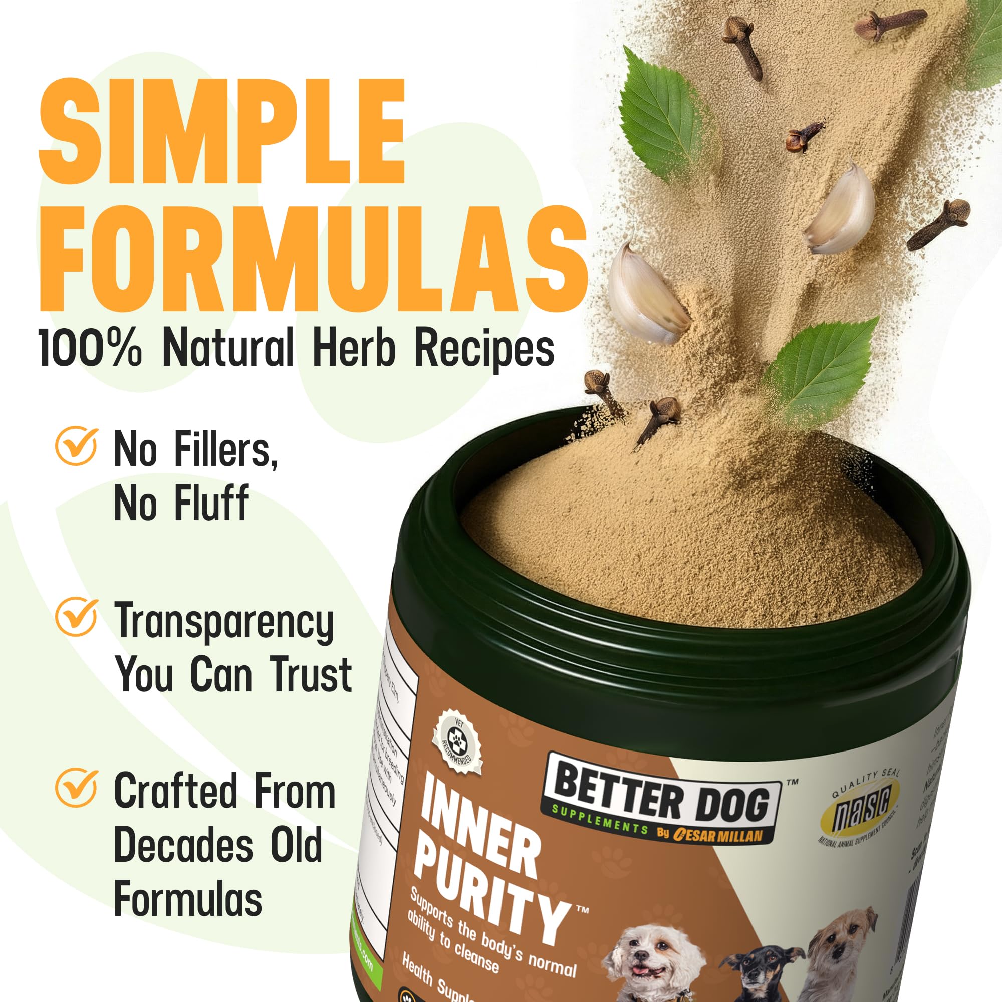 Inner Purity mélange d herbes – formulation naturelle pour le confort digestif.