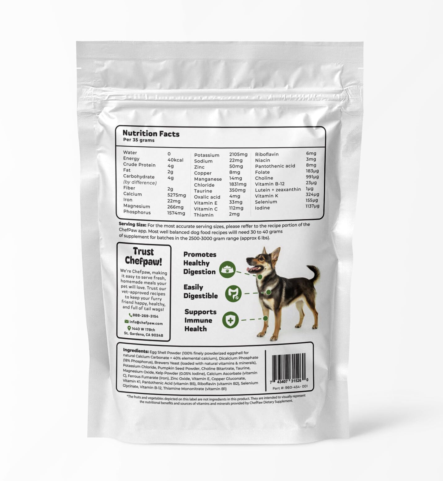 ChefPaw Préparation-repas-chien: intégration simple dans les repas faits maison.