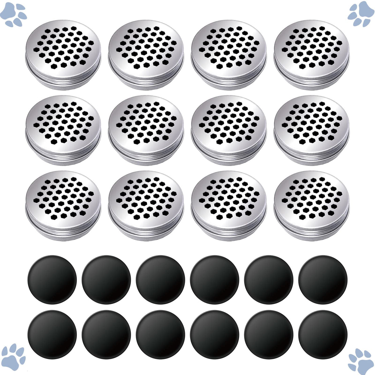 INNOYUMLIN boîtes-arôme chien 12-pack pour exercices olfactifs et récompenses