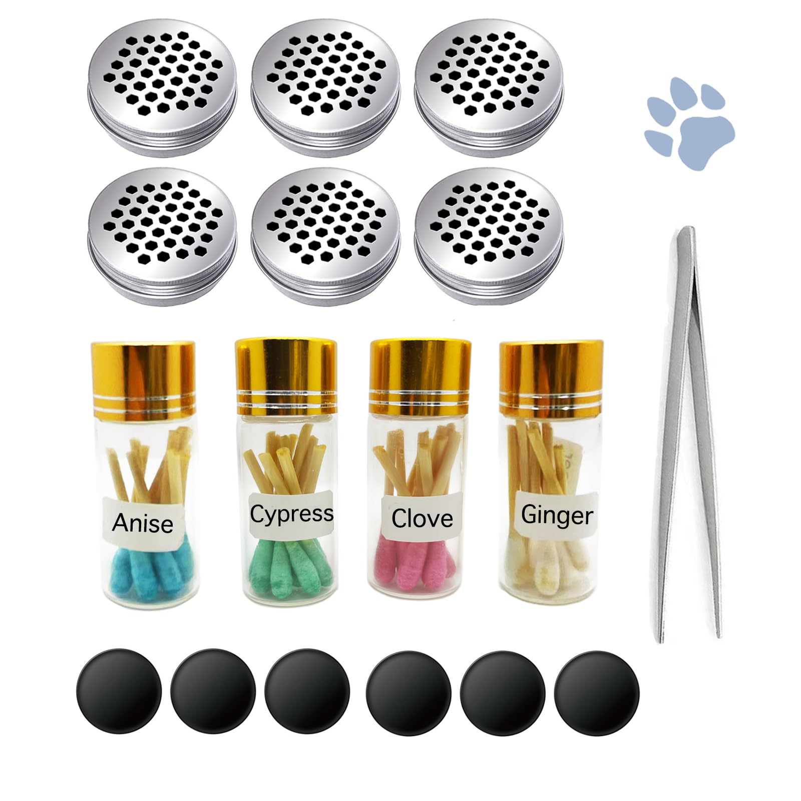 INNOYUMLIN boîtes d'entraînement olfactif pour chien, faciles à nettoyer.