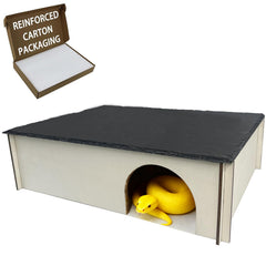 INOSCIND cache-serpent-ardoise-xl-exterieur offre refuge naturel et repos.