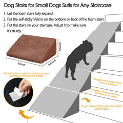 INRLKIT Rampe-Chien: base antidérapante pour stabilité sur escaliers
