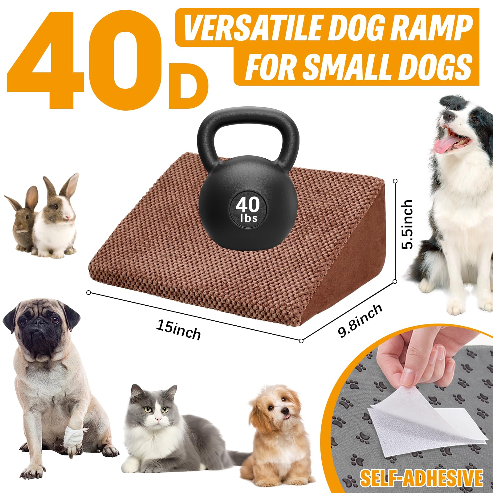 INRLKIT Rampe-Chien: couverture lavable pour entretien facile et hygiène
