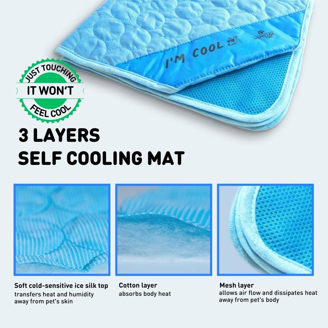 Inspectortail tapis lavage en machine bleu – nettoyage facile et hygiène.